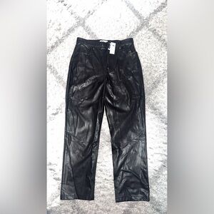 Abercrombie and Fitch Curvy Faux Leather Pants